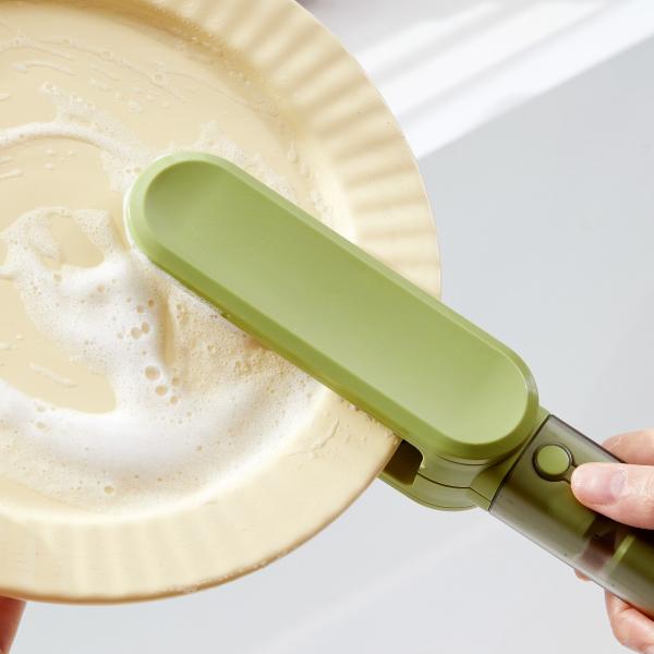 Multipurpose Cutlery Cleaner Brush 11cm Guard Handle Kitchen Hand Protection