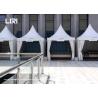 Buy cheap Plain PVC Sidewalls Aluminium Pagoda Tent For National Games PRC from wholesalers