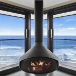 Buy cheap Europe Hanging Wood Burning Stove Decorative Ceiling Suspended Fireplace from wholesalers