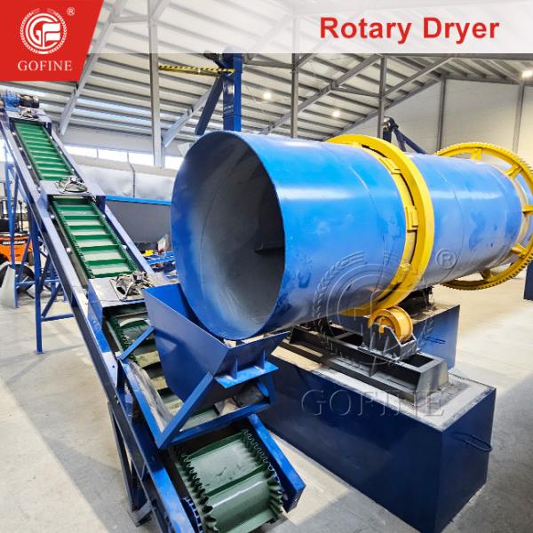 Buy cheap Professional Stainless Steel Drum Rotary Dryer With Fertilizer Production Line from wholesalers