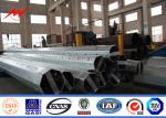 Welding Tapered 33M Galvanized Steel Street Lighting Pole With Powder Painting