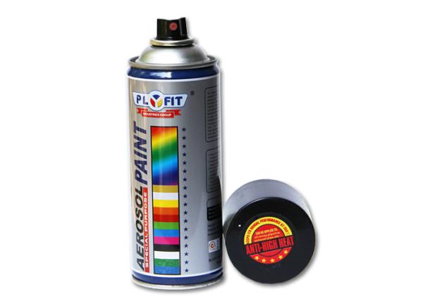 Buy cheap Black Silicone Resin Acrylic Spray Paint Low Chemical Odor High Heat Resistant from wholesalers