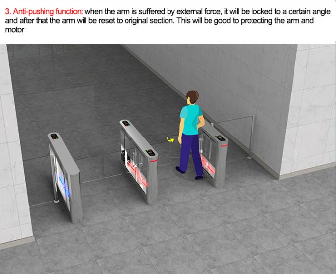Factory Application Pedestrian Swing Gate Turnstile With Card And Qr Code 6