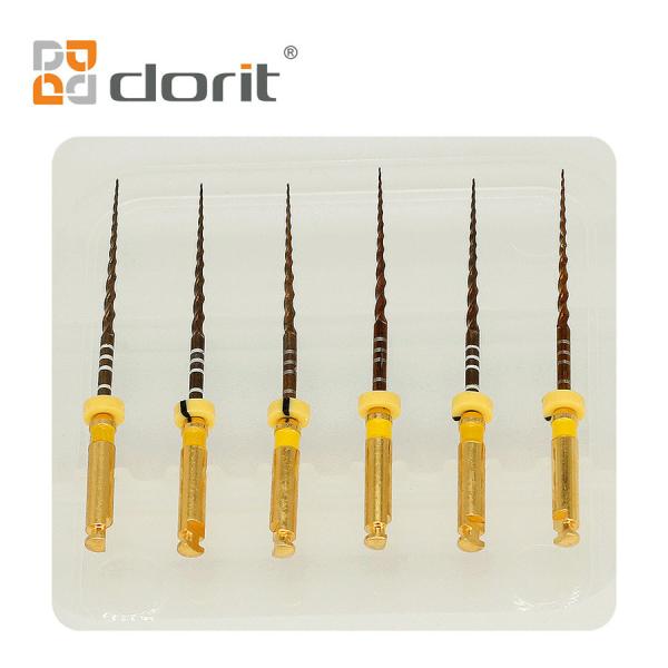 Buy cheap OEM ODM 25mm Yellow Root Canal Endo Files Hope Golden F1 from wholesalers