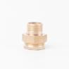 Buy cheap Natural Surface Brass Water Meter Coupling Accesories of Water Meter from wholesalers