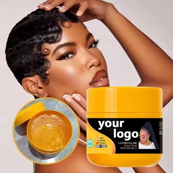 Alcohol-Free Hair Styling Lock Twisting Gel for Extra Hold Braids and Herbal