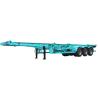 Buy cheap Q345 Steel Semi Trailer Chassis 12m Skeletal Air Suspension from wholesalers