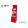 Buy cheap Customized Printed Logo Folding Promotion Cardboard Floor Display Stands For Bottles from wholesalers