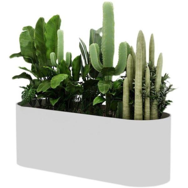 Buy cheap Modern decoration outdoor planters custom white flower pots from wholesalers
