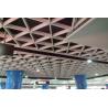 Buy cheap Fireproof 100x100mm Aluminum Grid Ceiling 0.4mm Thickness from wholesalers