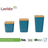 Buy cheap Biodegradable Natural Bamboo Fiber Storage Box , Food Storage Containers With product