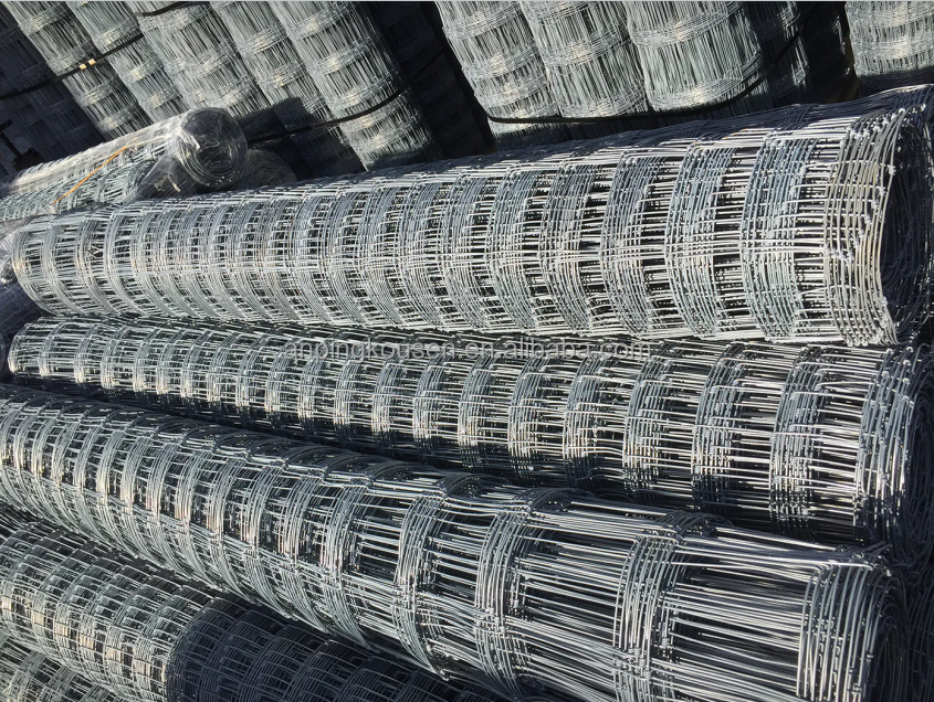 Rot Proof Fixed Knot Steel Farm Field Fence for Safe and Secure Animal Containment