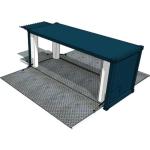 2 Story Modular Tiny House Steel Prefab Shipping Container Coffee Shop Cafe Bar