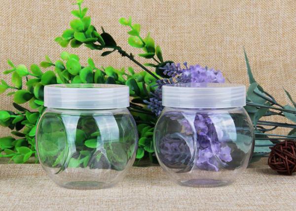 Buy cheap 225 ML Thick Clear PET Plastic Jars Transparent Plastic Can For Dry Fruits from wholesalers