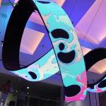Flexible LED Display 320mm*160mm Flexible Full Color Curved Programmable LED