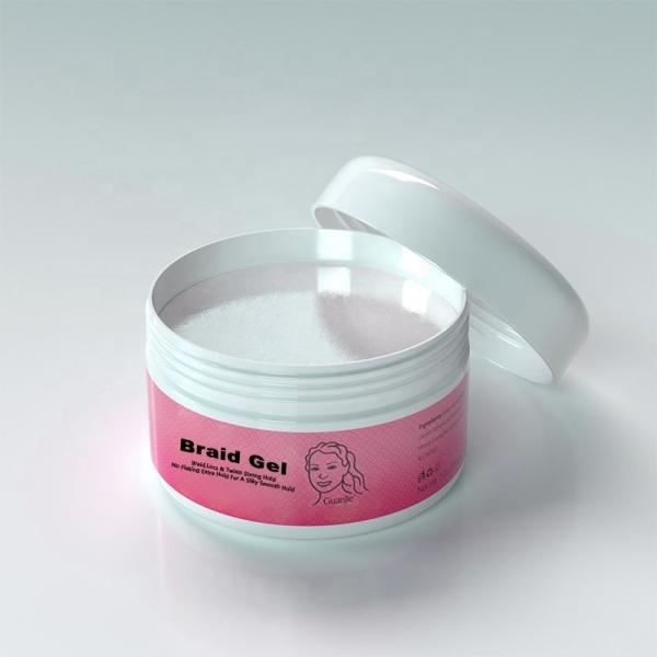 Medium Hold Braid Gel for Conditioning Shining Loc Twist Hair Styling Private