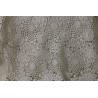 Buy cheap Flower Pattern Guipure Lace White , White Chantilly Lace Fabric from wholesalers