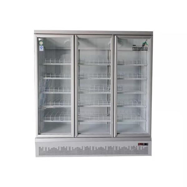 Buy cheap Three Glass Doors Refrigerated Stereoscopic Display Cabinet Commercial from wholesalers