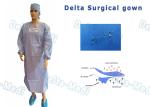 AAMI Level 4 Disposable Doctor Gowns , Disposable Theatre Gowns With 4 Waist