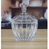 Buy cheap Square Optic Stripes Glass Storage Jars For Candy from wholesalers