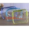 Buy cheap Eco-friendly wholesale travel cosmetic bag clear zipper pvc cosmetic bag for women from wholesalers