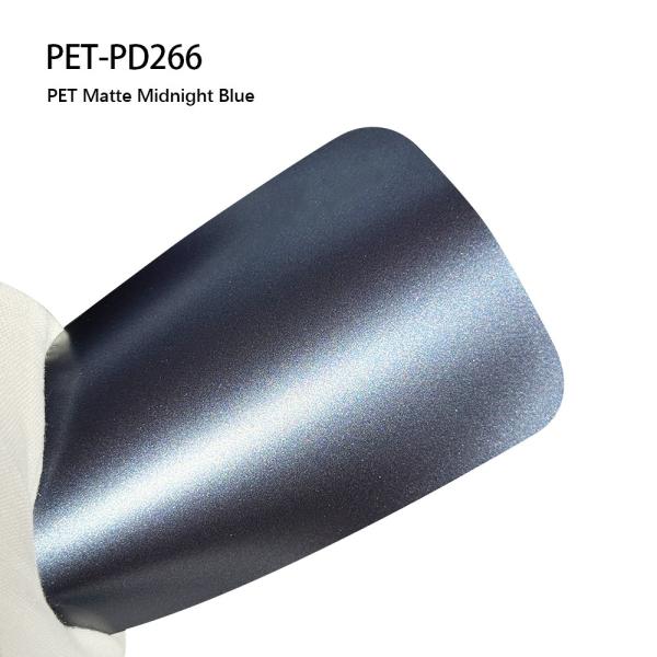 Buy cheap PET-PD266 PET Vinyl Car Sticker Protective Film with Matte Midnight Blue color from wholesalers