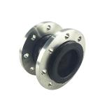 NBR EPDM Water Pipe Fittings Flanged Rubber Expansion Joint PN10 / PN16