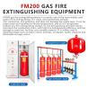 Buy cheap FM200 Commercial Fire Extinguisher Cabinet Fireproof Device For Hotels Fire Fighting from wholesalers