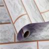 Buy cheap Home Decoration Essential Stripes Plaid Pattern Waterproof 3D Brick PVC Wallpaper from wholesalers