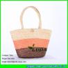 Buy cheap LUDA 2015 fashion wheat straw totes color block beach straw bag from wholesalers