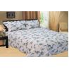 Buy cheap Floral Pattern Printed Quilt Set Microfiber / Cotton Fabric For Bedroom from wholesalers