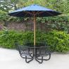 Buy cheap Commercial Outdoor Picnic Table With Umbrella Welded Wire Cloth Metal Material from wholesalers