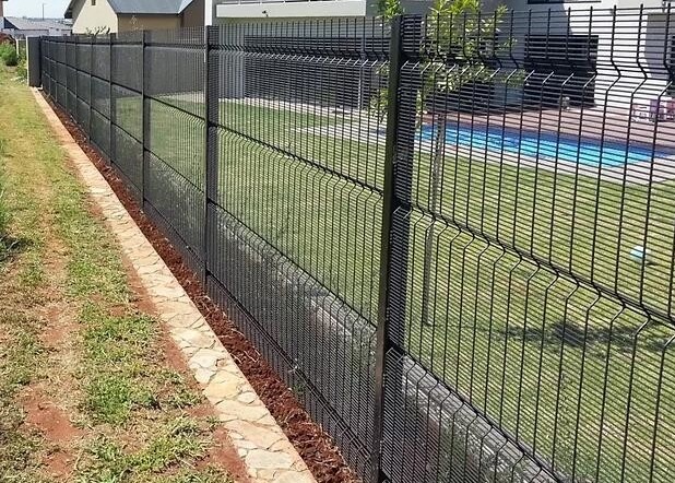 1.5m Size 358 Wire Anti Climb Mesh Fence Powder Coated Security