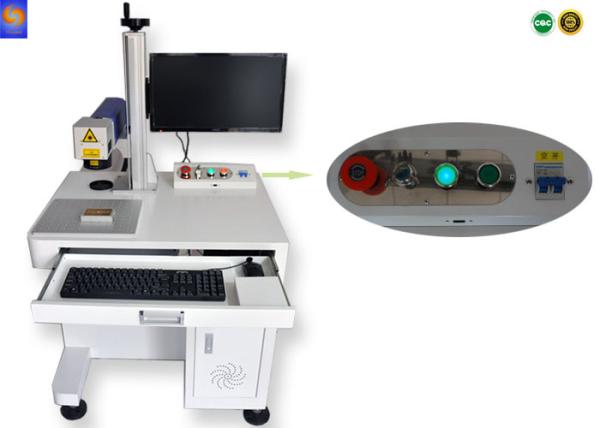 Buy cheap 20W Optical Fiber Laser Marking Machine High Speed 1064nm Wavelength For Glod Jewelry from wholesalers