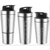 Buy cheap Screw On Lid Type Protein Shake Blender Bottle Bpa Free Protein Shaker Bottle 500/750ML Stainless Steel 304 Material Easy To Carry To The Gym Or On from wholesalers