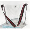 Buy cheap PVC Tote Shoulder Bag Gym Travel Beach shopping bags, Made in China transparent PVC shoulder bag clutch bag, packaging from wholesalers