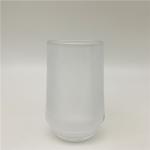 Waterdrop shape Glass Bath countertop Set For Home hotel fogged white color