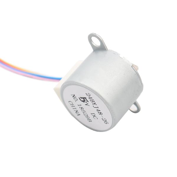 Buy cheap 11.25 Degree 100Ω 2 Phase Permanent Magnet Dc Motor , 1/64 Ratio 5v DC Stepper Motor from wholesalers