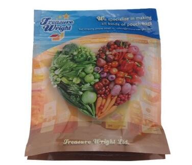 Custom printed aluminum foil tobacco leaf packaging bags with k