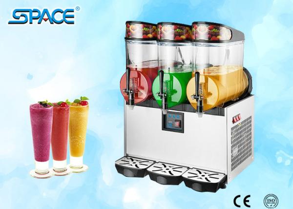 Buy cheap Commercial Grade Slush Machine , Frozen Drink Maker Machine 3x12L Output from wholesalers