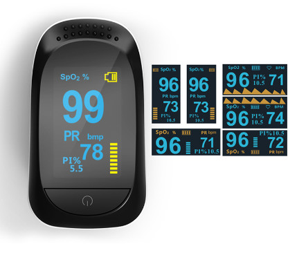 Buy cheap Class II OLED Display Oxygen Pulse Oximeter With 3mmHg Accuracy from wholesalers