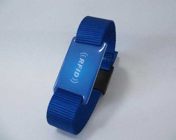 Buy cheap Shenzhen Manufacturer Low Cost Nylon PVC Access Control Long Range Rfid Wristbands Lf / Hf Rfid Wristbands For Events from wholesalers