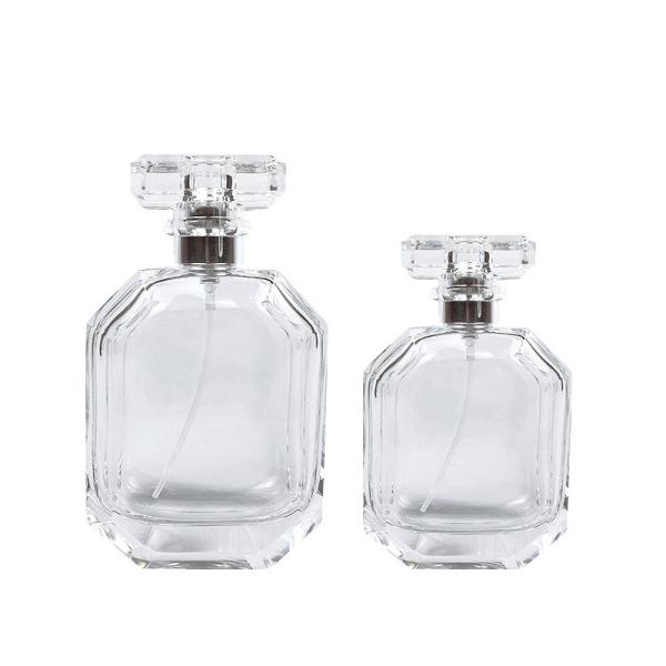 Buy cheap Custom Luxury 50ml 100ml Square Spray Glass Perfume Bottle Perfume Packing bottle from wholesalers