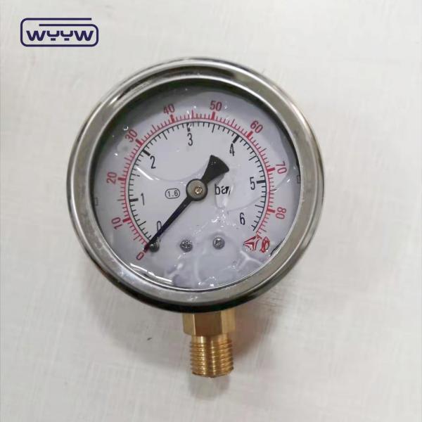 Buy cheap Anti-Corrosion 0-16 Bar 6 Bar 10Bar Pressure Gauge Manometer With Glycerin from wholesalers