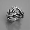 Buy cheap Men's Vintage Old Silver Plated Titanium Stainless Steel Dragon Ring (SA126) from wholesalers