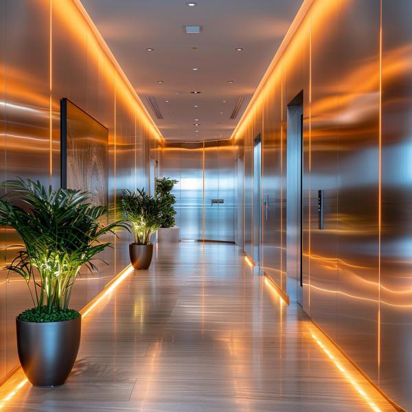 Architectural Stainless Steel Cladding , Textured Black , For Eye-Catching