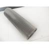 Buy cheap 0.6mm Slot ID200mm H600mm Carbon Water Filter Cartridge For Dewatering Machine from wholesalers