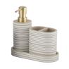 Buy cheap Three Piece Polyresin Kitchen Utility Caddy Accessories Set Use Black Utensil Caddy 3 Colors from wholesalers