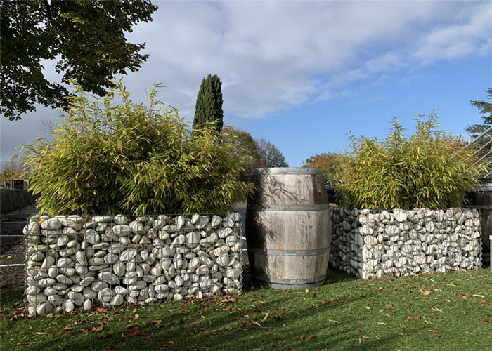 Low Carbon Iron Gabion Wire Mesh Hole 60x80mm Anticorrosion
