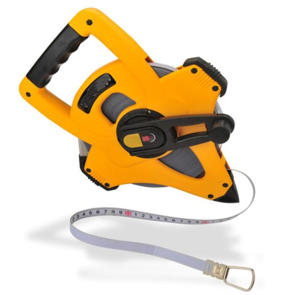 Buy cheap 13mm Metric Steel Tape Measure 30M Nylon Coated Engineers Scale Tape Washable from wholesalers